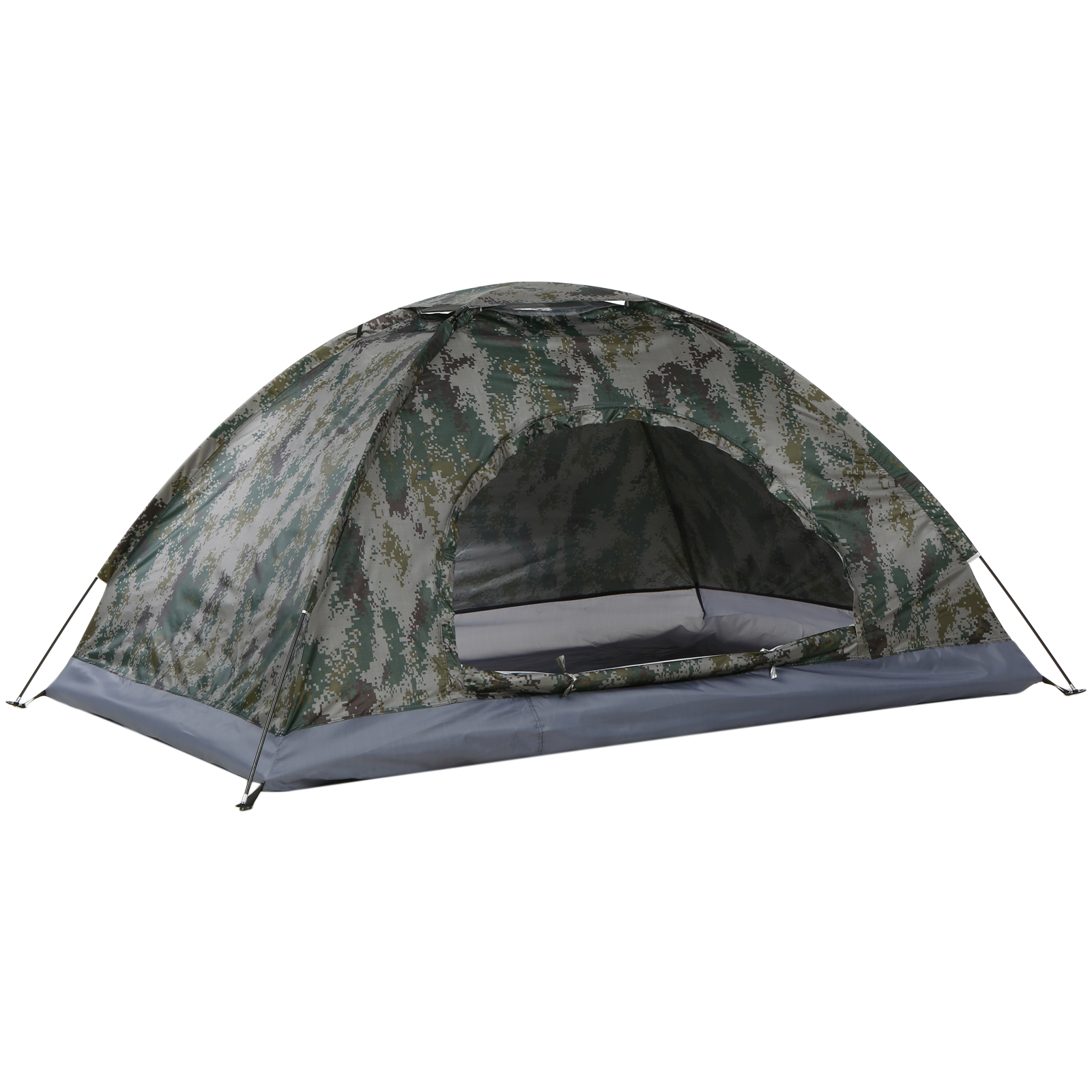 Cheap Goat Tents Ultralight Waterproof Camping Tent Single Layer Portable Tent Anti UV Coating UPF 30+ for Outdoor Beach Fishing Fine Mesh Door   